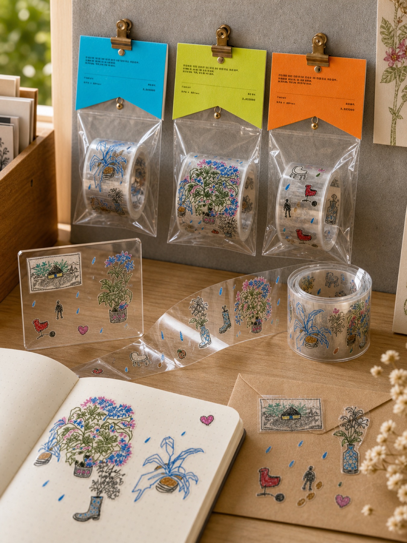 paper goods and washi tape